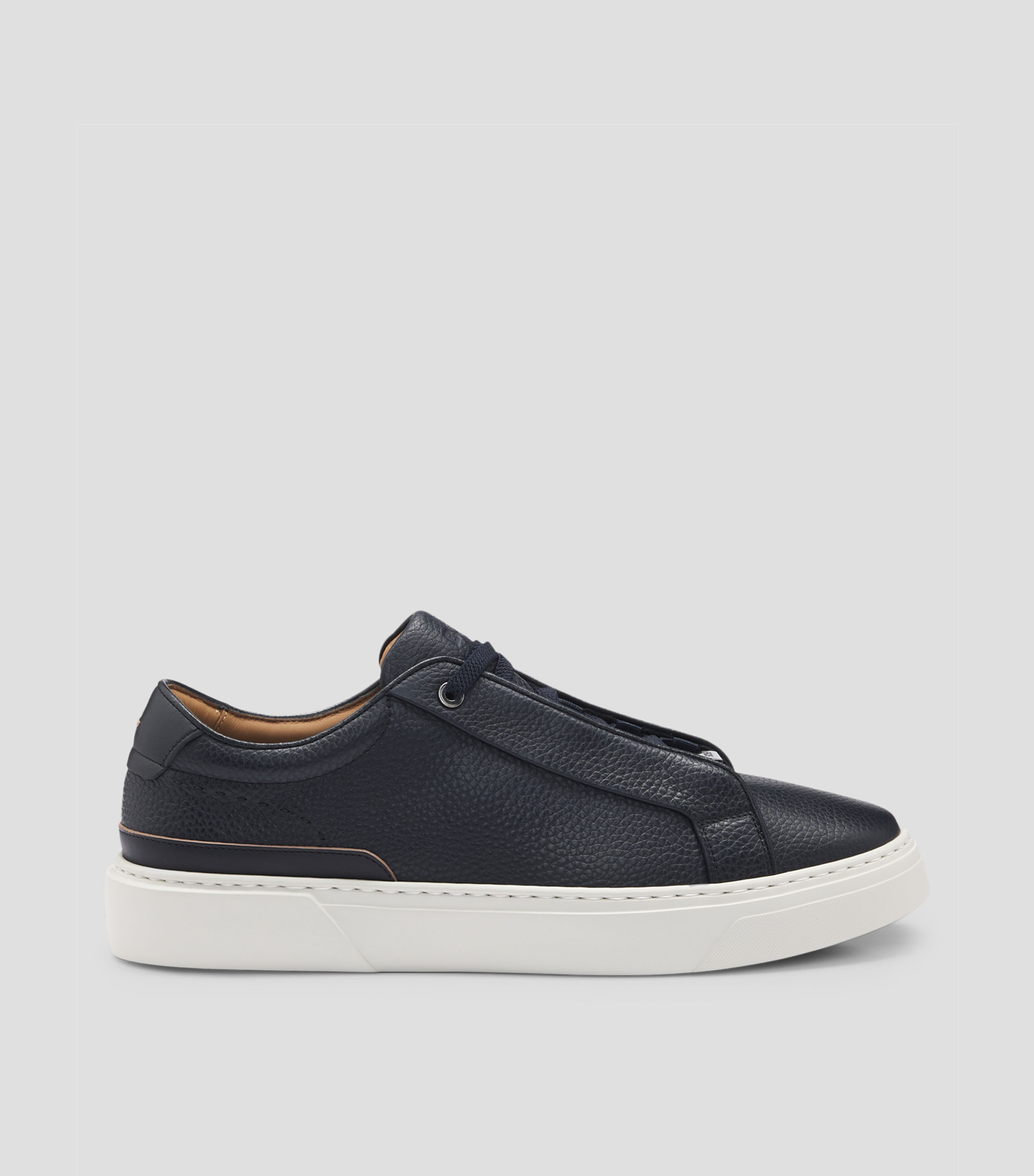 Tenis Gary de piel granulada Hombre